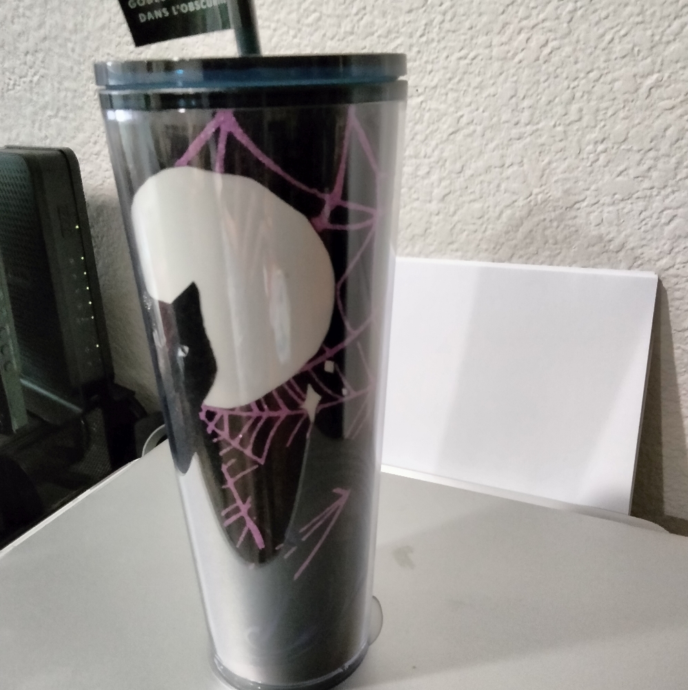 Starbucks Halloween Cat Venti Cold Cup New 🐈